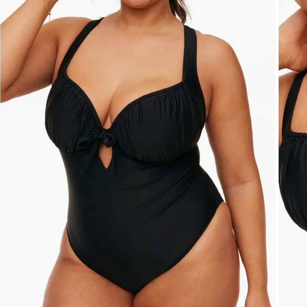 LAST CHANCE! Adore Me Black One Piece Swimsuit